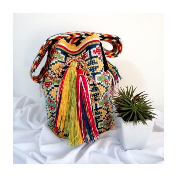 Crystal Woven Wayuu Bag